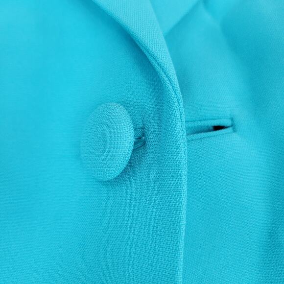 Bonnie Roseman collection 16 w blue long sleeve blazer - Picture 4 of 5